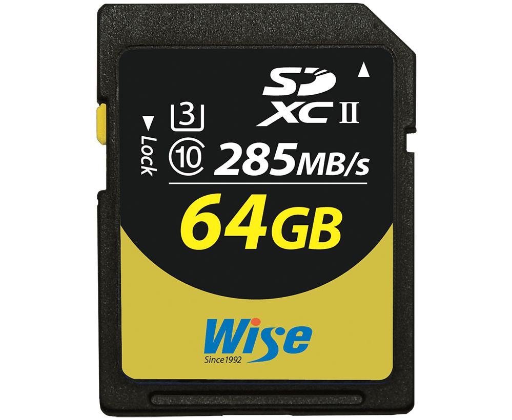 Wise SD2-64U3 64GB SDXC UHS-II Memory Card - Coremicro – image 1