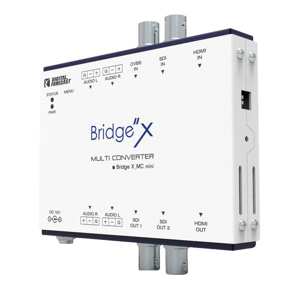 Digital Forecast Bridge X_MC Mini multi-converter for production equipment, showing compact design and connection ports. – image 1
