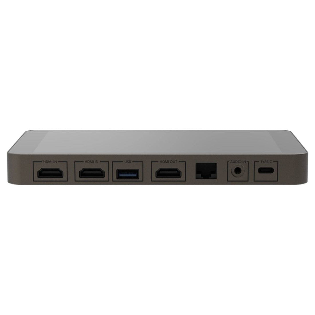 YoloLiv YoloBox portable multi-camera video switcher with rear view showing multiple connection ports and controls for live streaming. – image 2