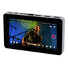 YoloLiv YoloBox Mini portable all-in-one live streaming encoder and monitor viewed from the side, compact production equipment.