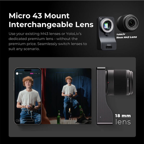 YoloLiv S7 Camera with 18mm Lens Kit – image 7