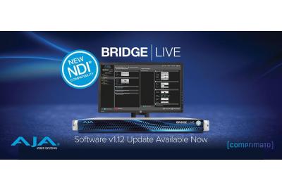 AJA BRIDGE LIVE  with New NDI® and HLS Compatibility