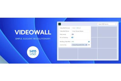 The VideoWall software now integrates with BirdDog's PLAY and SDM hardware to form 2x2 and 3x3 video walls using NDI® sources.