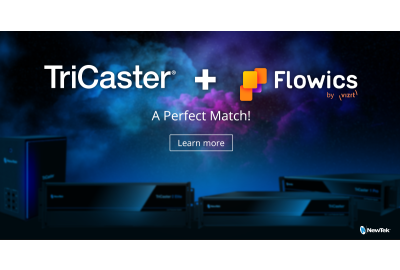 TriCaster and Flowics by Vizrt