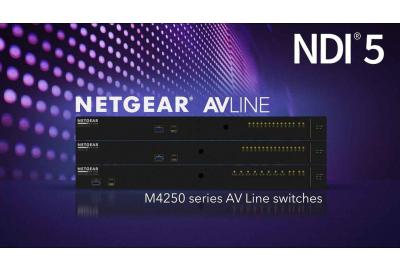Netgear M4250 Network Switch Line  Audio and Video over IP
