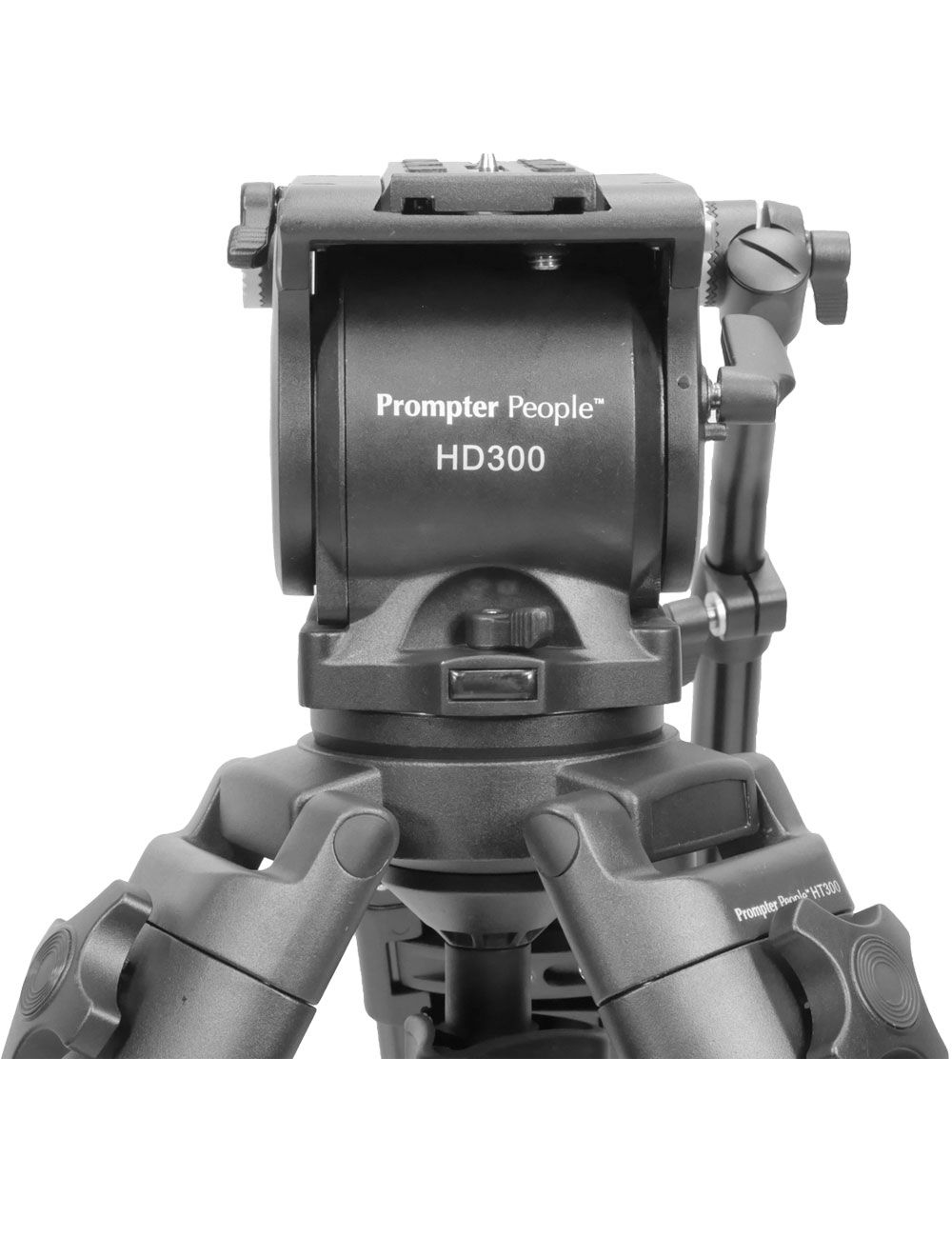 Prompter People TRI-HD300 Heavy-Duty Tripod with 100mm Fluid Head (30lbs  Payload)