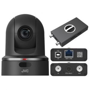 JVC KY-PZ100BU PTZ Camera With NDI Converter 