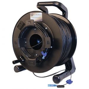 Tactical Fiber Cable with Reel - 1500ft