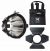 Hive Lighting Flood Reflector Attachment, Barndoors, 3-Lens Set with a carrying bag for Hornet 200-C LED Light main