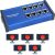 8-Channel Tally Box System with 5 Tally Lights kit main